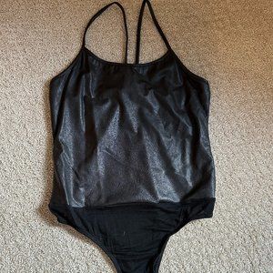 Lulu's pleather bodysuit